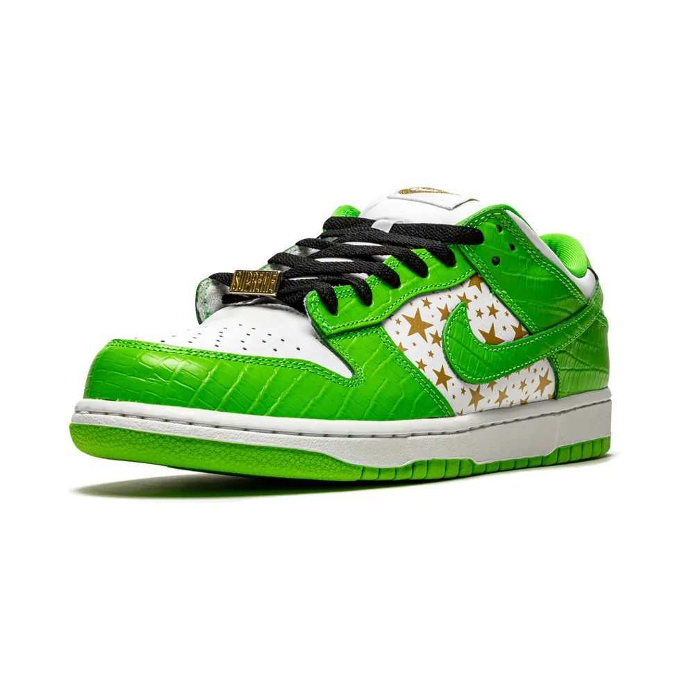 Nike SB Dunk Low “Supreme – Stars – Mean Green” (DH3228-101)