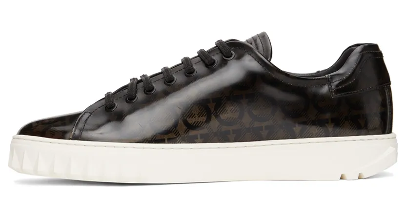 Salvatore Ferragamo Black Cube Sneakers (749470 02A888084) (3)