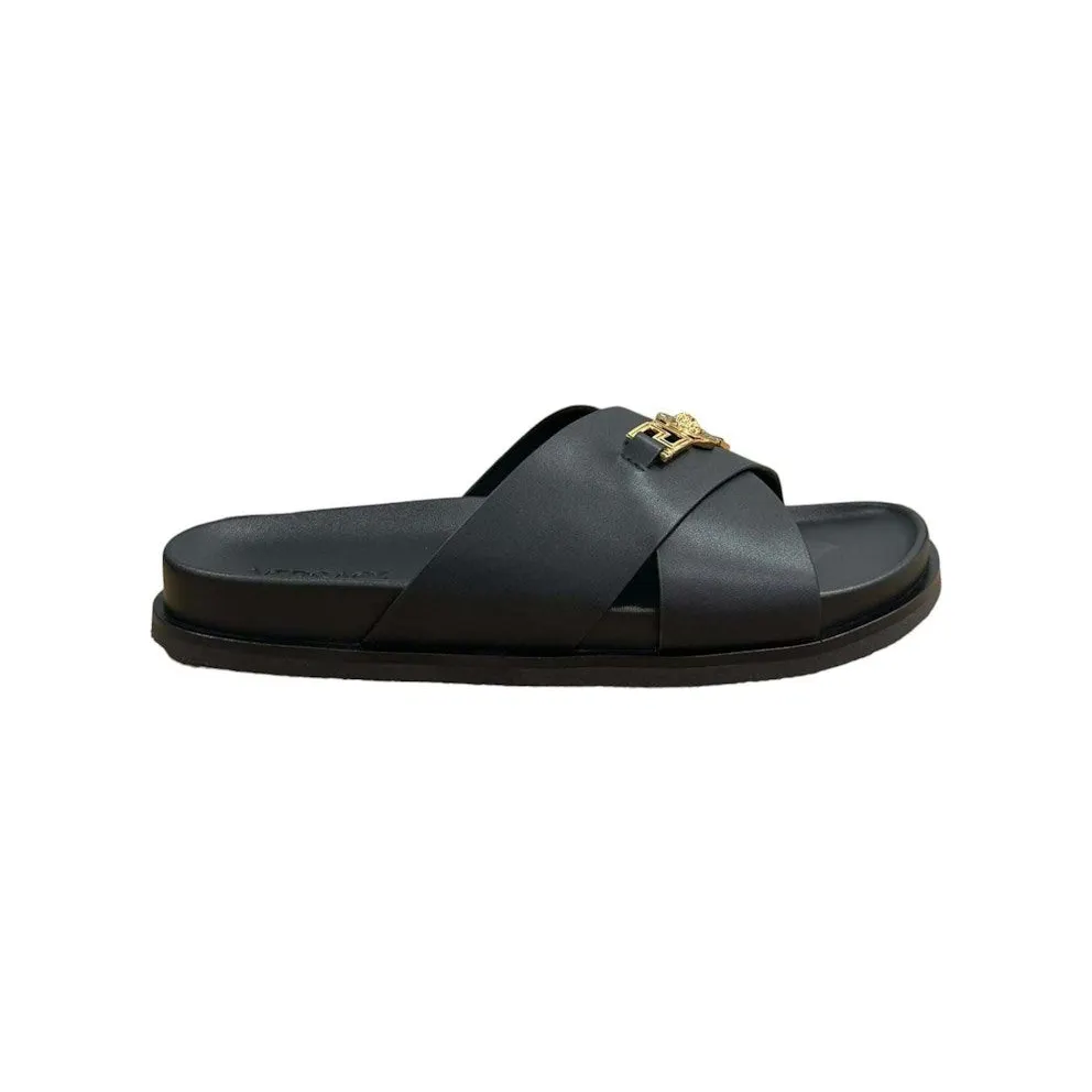 Versace Medusa Slide Black (1014647 1A02195 1B00V)