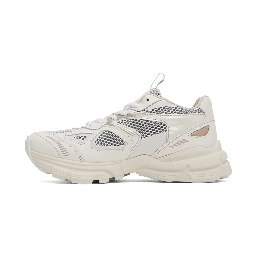 Axel Arigato White & Taupe Marathon Runner (F0158042)