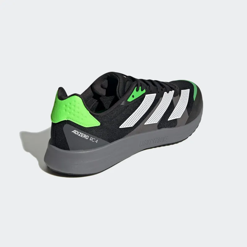 Adidas Adizero RC 4 Core Black / Cloud White / Solar Green (GX6660)