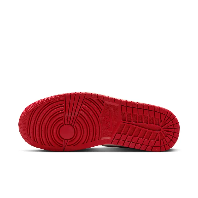 Air Jordan 1 Mid “Red Cracked Leather” (HJ9337-106)