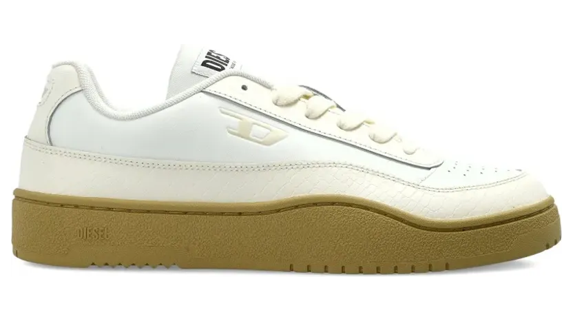 Diesel S-Tracker-D leren sneakers – Beige (Y03608P7536)