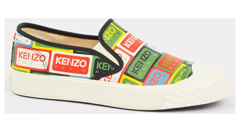 Kenzo Baskets Sans Lacets Kenzoschool Homme Multicolore – Taille 41 (FD55SN005F75)