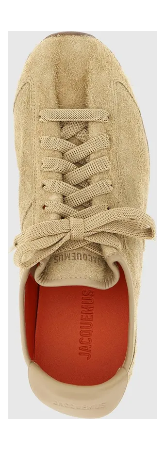 Jacquemus Les Tennis Suede Sneakers Beige (26EFOW00175AC09A14180) (3)