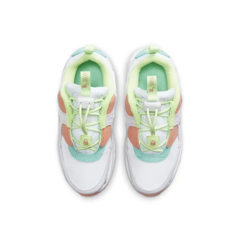 Nike Air Max 90 Toggle White Crimson Bliss (PS) (CV0064-102)