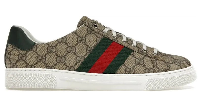 Gucci Ace Web Beige Ebony (760775 FACMZ 9746)