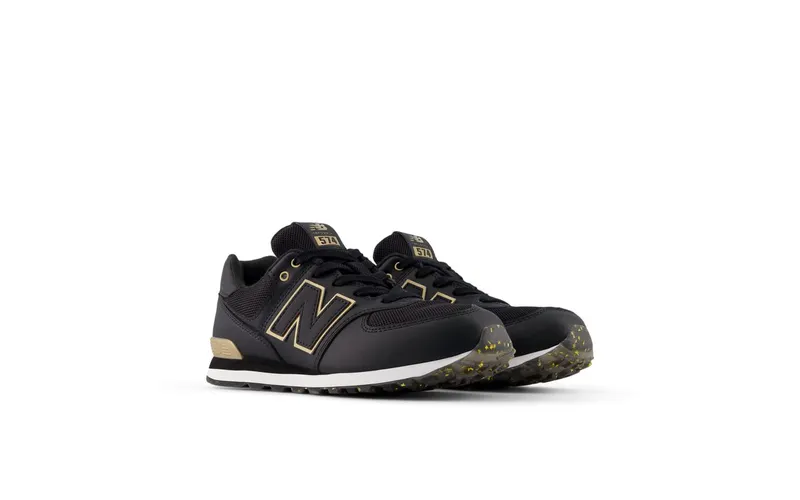 New Balance 574 Lace GS “Black Gold” (GC574GL)