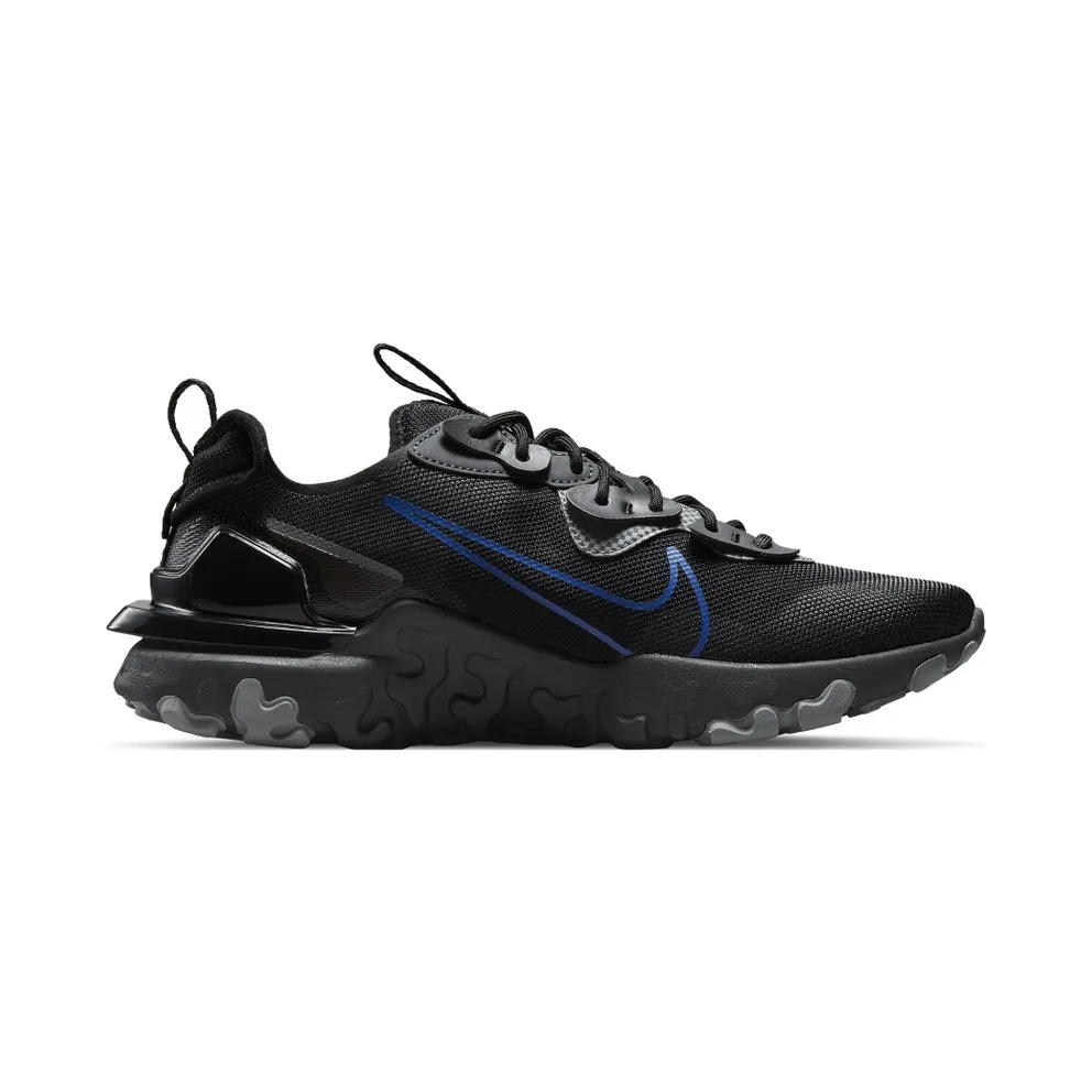 Nike React Vision “Black / Dark Smoke Grey / Iron Grey / Game Royal” (DM9460-001)