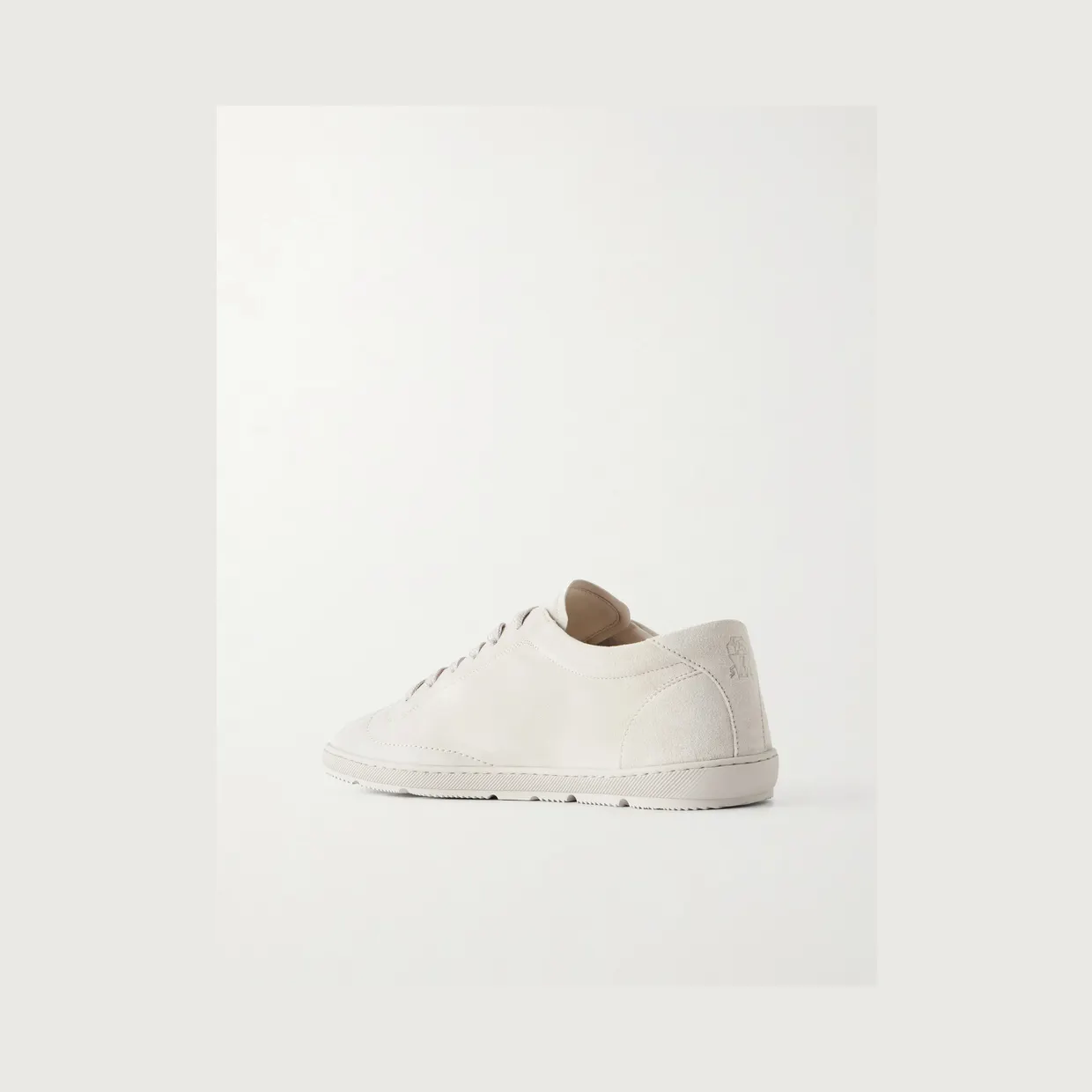 Brunello Cucinelli Suede Sneakers Off-white (MPUCAHN345) (4)