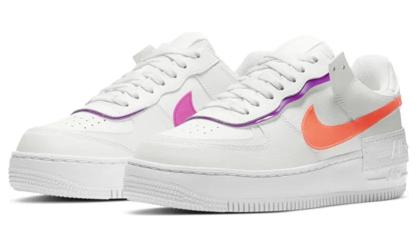 Nike Air Force 1 Shadow Summit White Bright Mango (2021) (DH3859-100)
