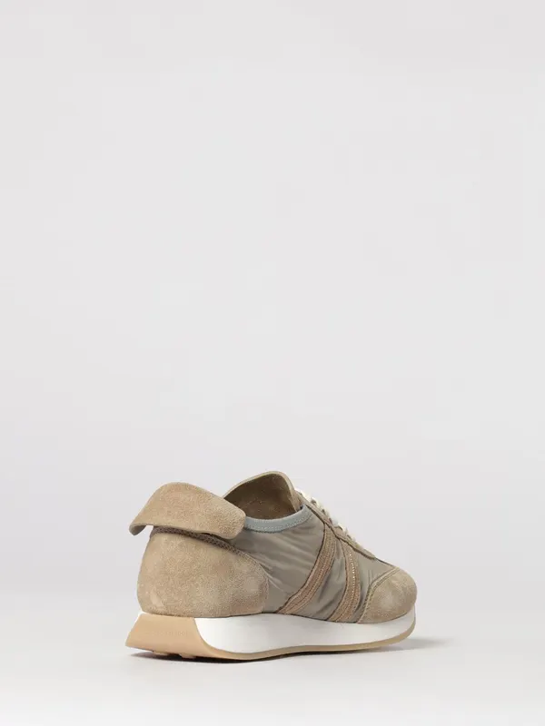 Fabiana Filippi Nylon and Suede Sneakers Grey (ASD266A804M030VR1) (2)