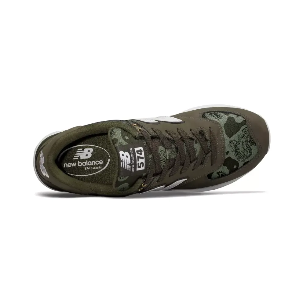 New Balance 574 Paisley Camouflage Military Dark Triumph/Covert Green-White (ML574PAA)