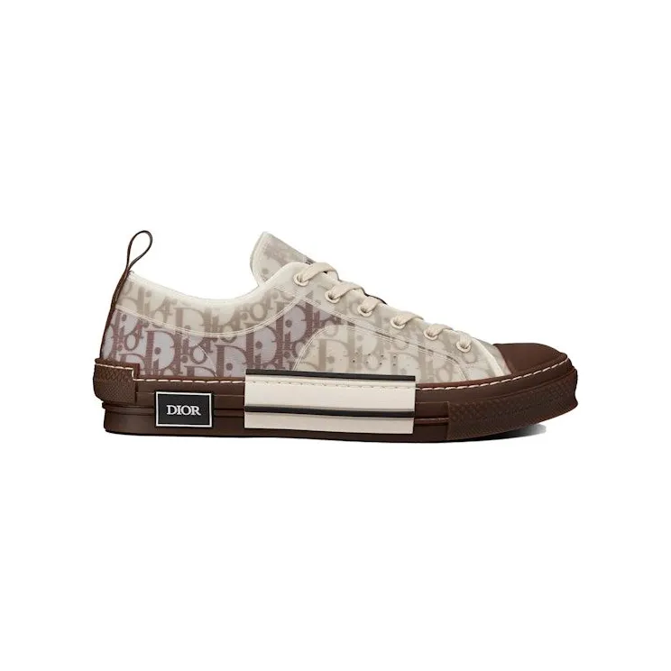 Dior B23 Low Coffee Oblique Canvas (3SN249ZMK_H761)