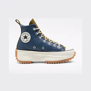 Converse Run Star Hike High Top Navy/dark Moss/egret (568650C)