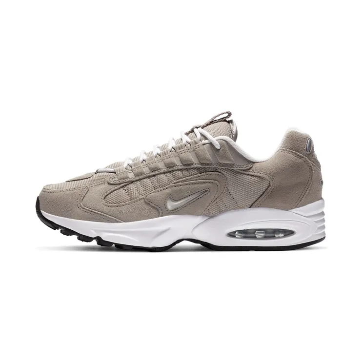 Nike Air Max Triax LE Grey Suede “Cobblestone / Metallic Silver / Black / White” (CT0171-001)