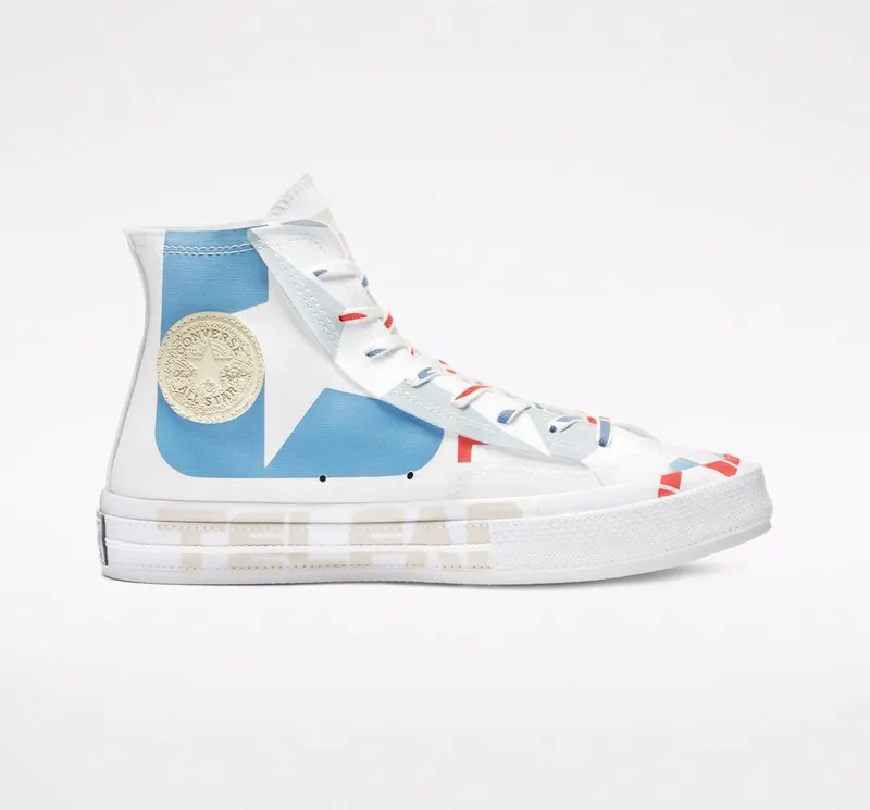 Converse Converse x TELFAR Chuck 70 High Top White/chili Pepper/black (169068C)