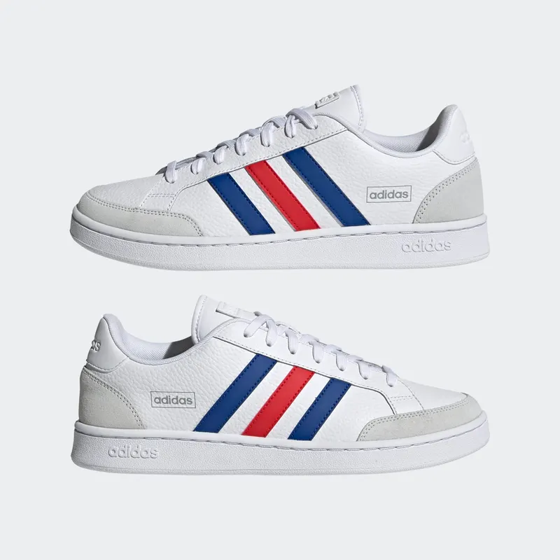 Adidas Grand Court SE Cloud White / Royal Blue / Vivid Red (H02029)