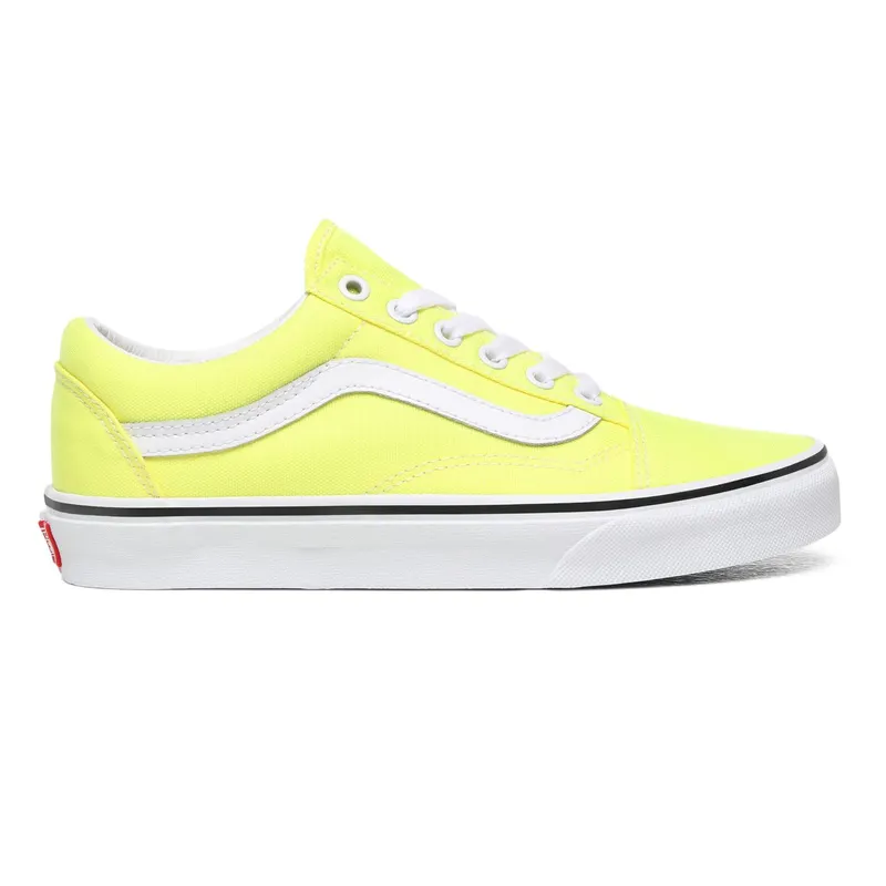 VANS Neon Old Skool Shoes (Yellow)