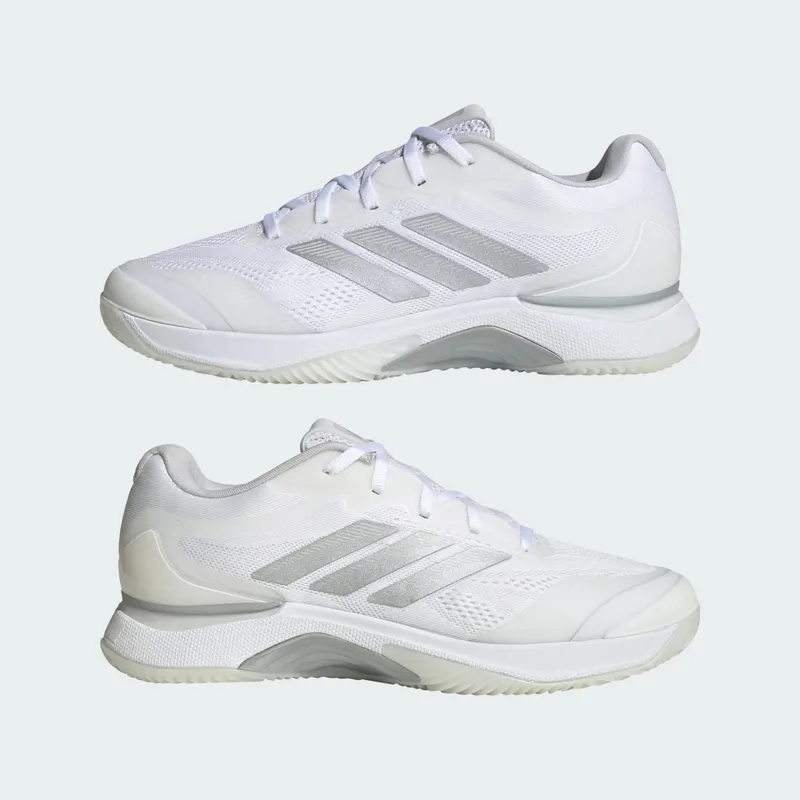 Adidas Avacourt 3 Clay Tennis Shoes Cloud White / Silver Metallic / Dash Grey (JP8859)