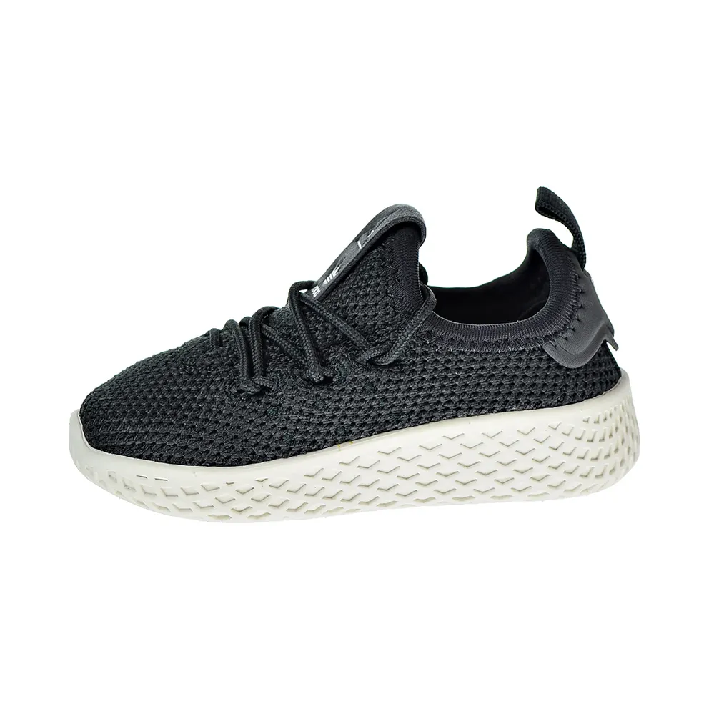 Adidas Pharrell Williams Tennis HU TD “Carbon / Carbon / Chalk White” (BB6826)