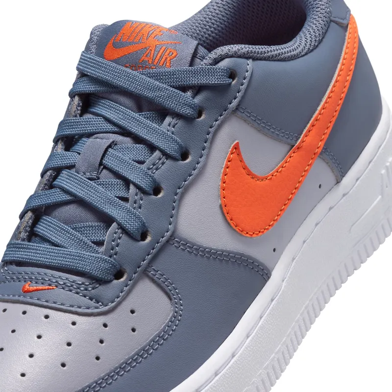Nike Air Force 1 Low GS “Cement Grey Light Carbon Orange” (CT3839-008)