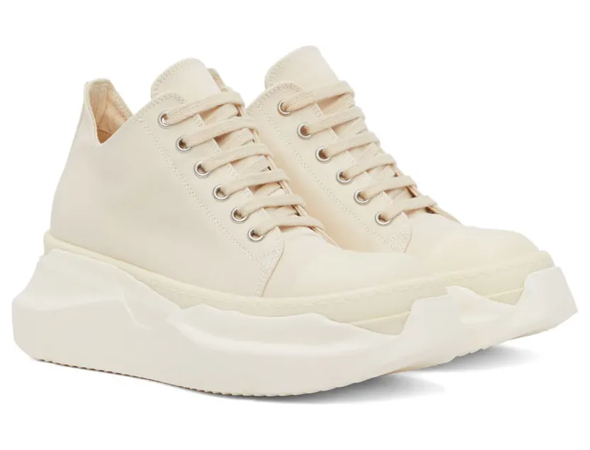 Rick Owens Drkshdw Off-White Abstract Sneakers (DU01B7842 MU) (4)