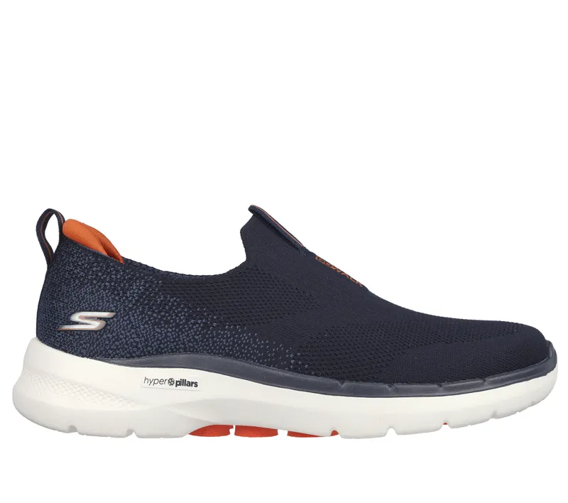 Skechers GO Walk 6 “Marine / Orange (216202 Nvor)” (216202NVOR)