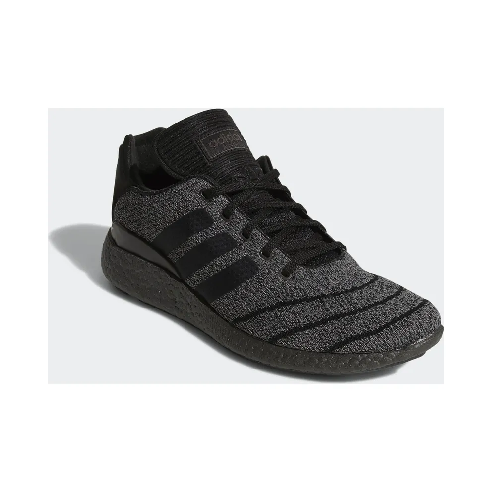 adidas Busenitz Pureboost Grey Black Charcoal Solid Grey/Core Black/Trace Grey Metallic (CQ1160)