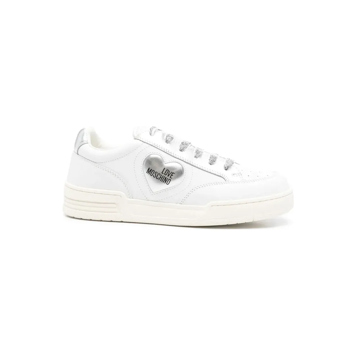 Love Moschino mit Herzapplikation “White” (JA15124G1OIA2)