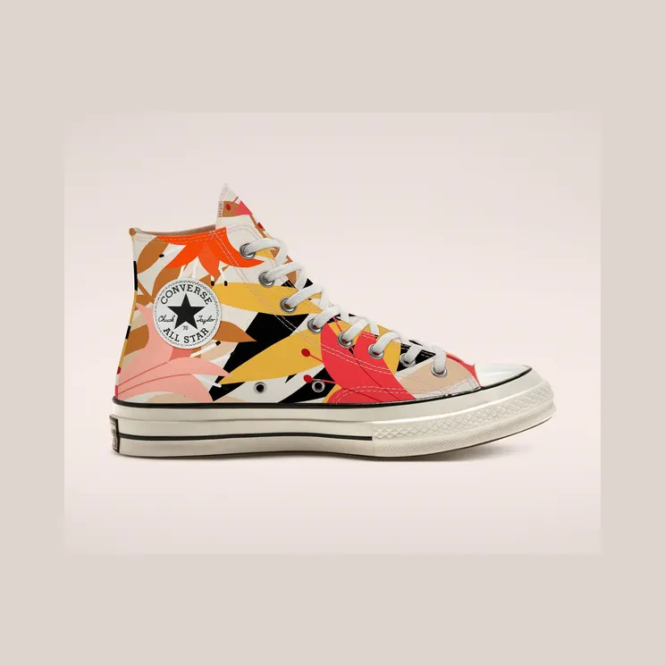 Converse Chuck 70 High ‘Vintage Floral – Multi-Color’ Orange/Pink/Egret (568374C)