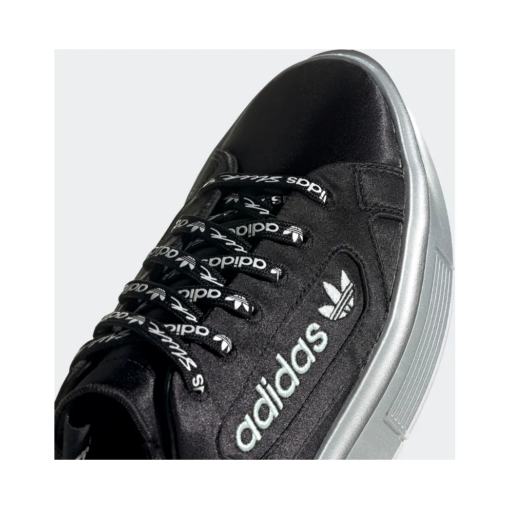 Adidas Sleek Super ‘Black’ Core Black/Silver Metallic/Dash Green (EG7881)