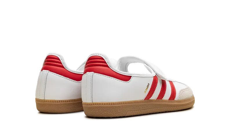 Adidas Samba Jane GS “White Red Gum” (JR7435)