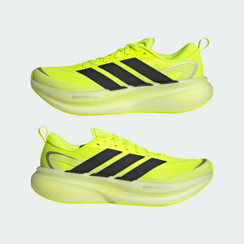 Adidas SUPERNOVA GLIDE M RUNNING SHOES Solar Yellow / Core Black / Matte Silver (KJ8658)