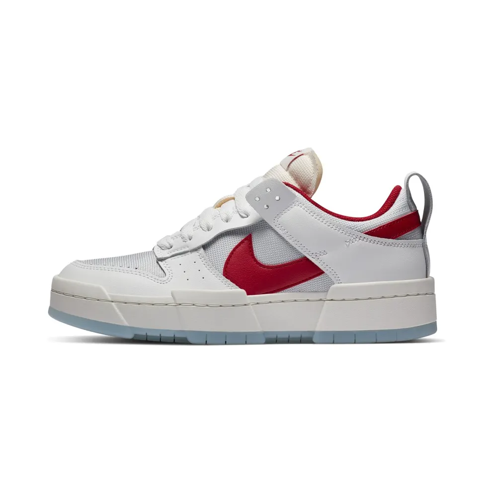 Nike Dunk Low Disrupt Gym Red (W) Summit White/Gym Red-Summit White (CK6654-101)