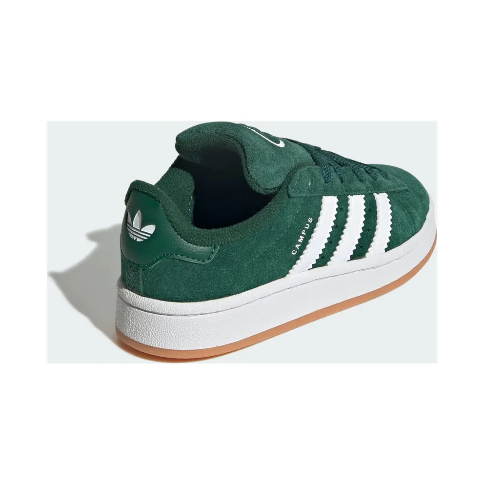 adidas Campus 00s Elastic Lace Kids Dark Green / Cloud White / Gum (JI4332)