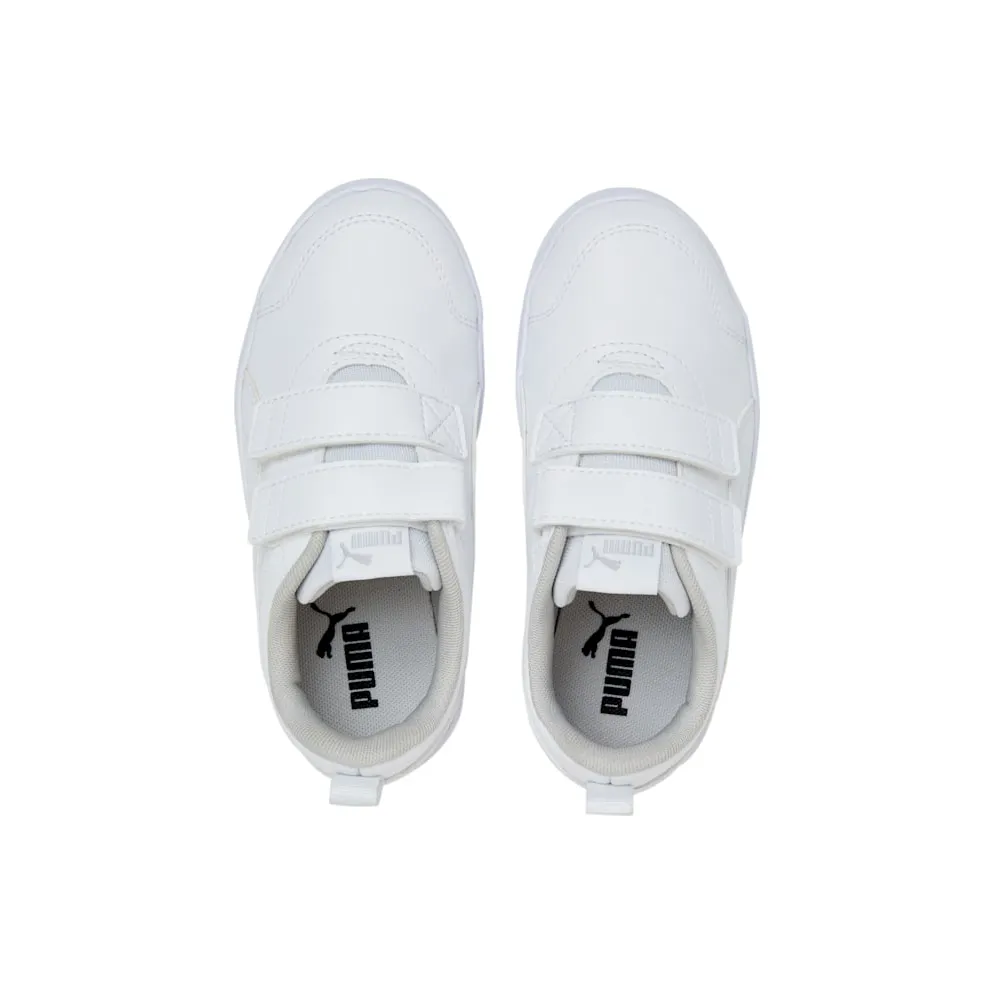 PUMA Courtflex V2 Kids’ White/Gray Violet (371543-04)