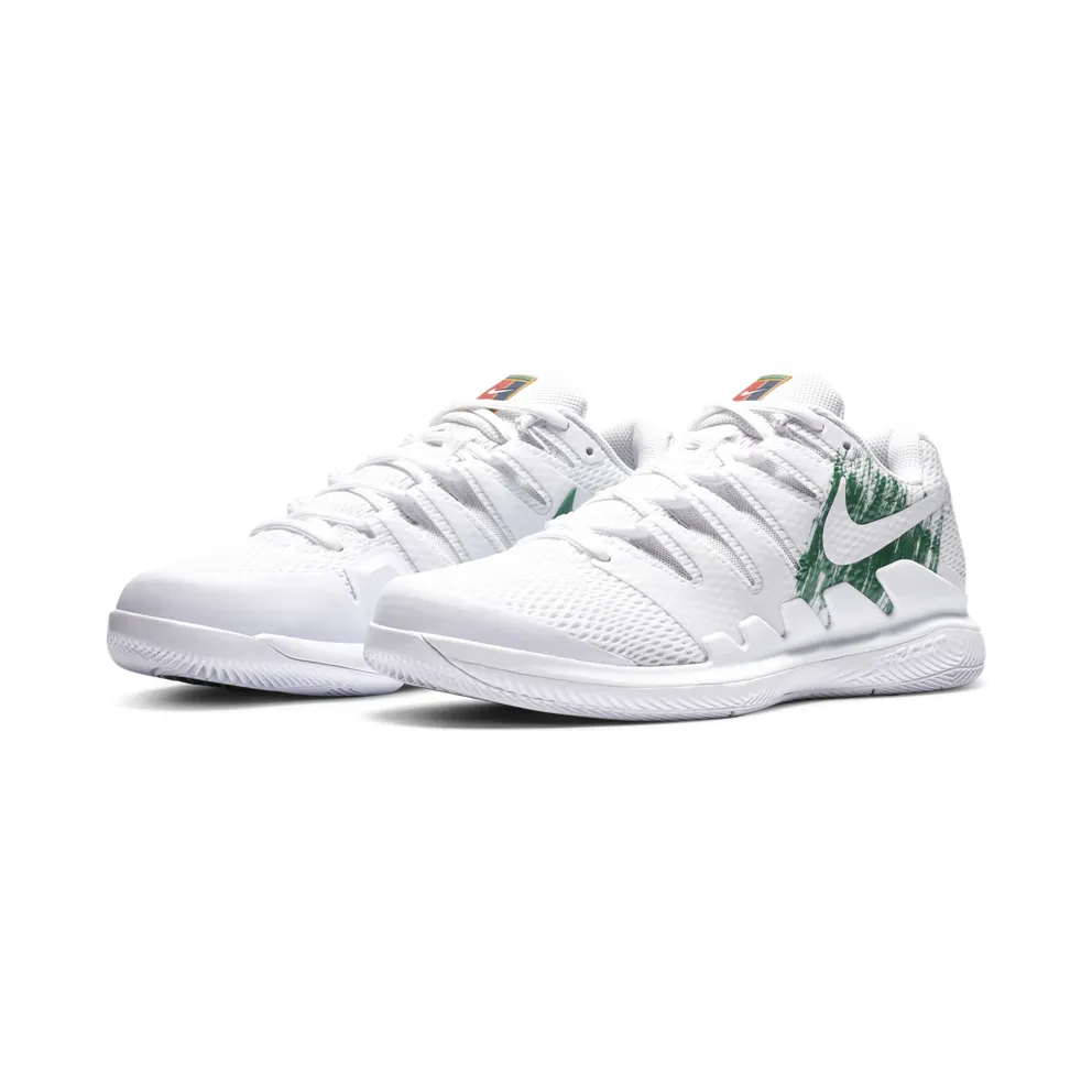 NikeCourt Air Zoom Vapor X Hardcourt – White “White / Clover / Gorge Green” (AA8030-111)
