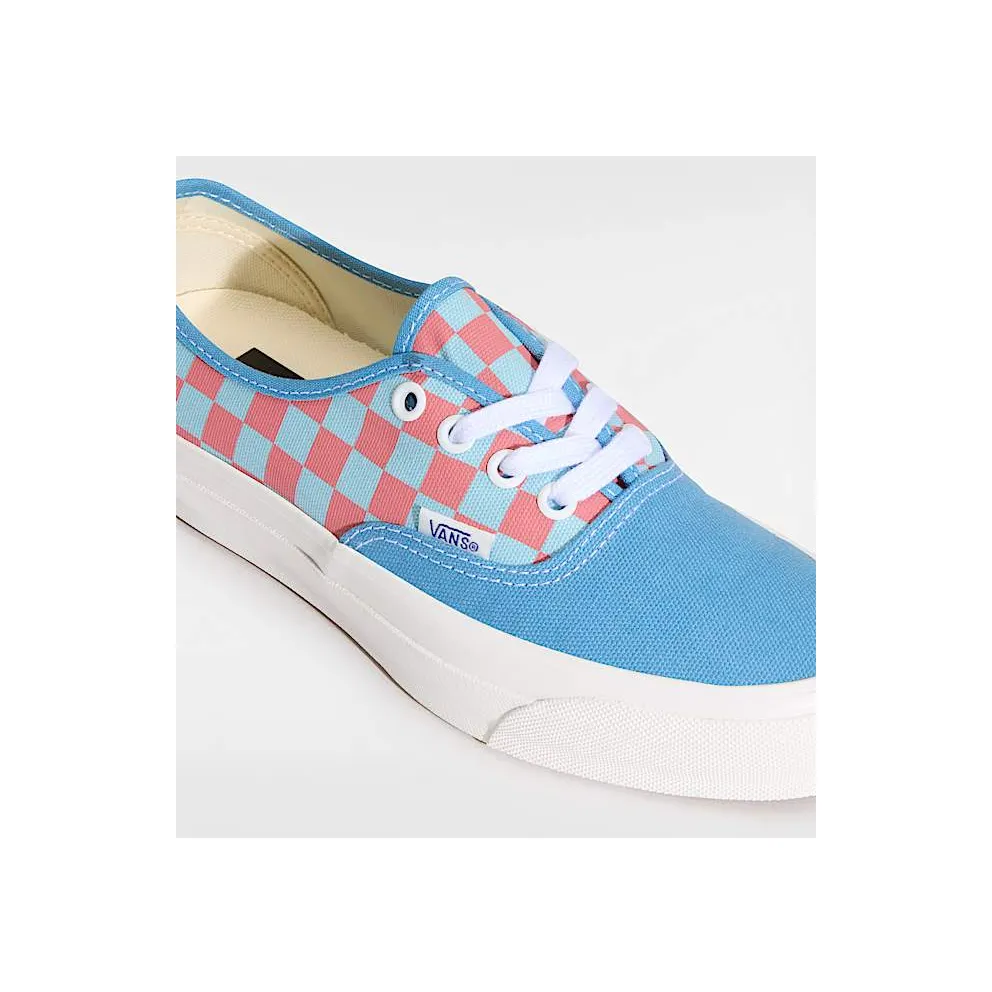 Vans Premium Authentic Heritage Blue Pink Checkerboard (VN000EBNE2W)
