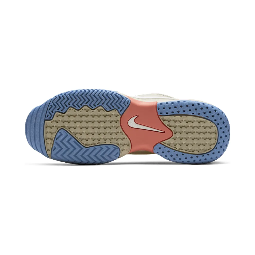 NikeCourt Lite 2 Hardcourt Cream “Light Orewood Brown / Royal Pulse / Sunblush / White” (AR8838-105)