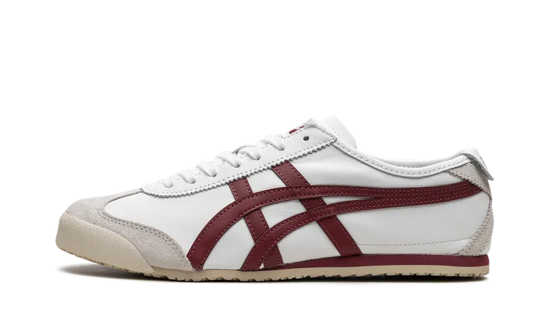 Onitsuka Tiger Mexico 66 “White Burgundy” (D4J2L-0125)