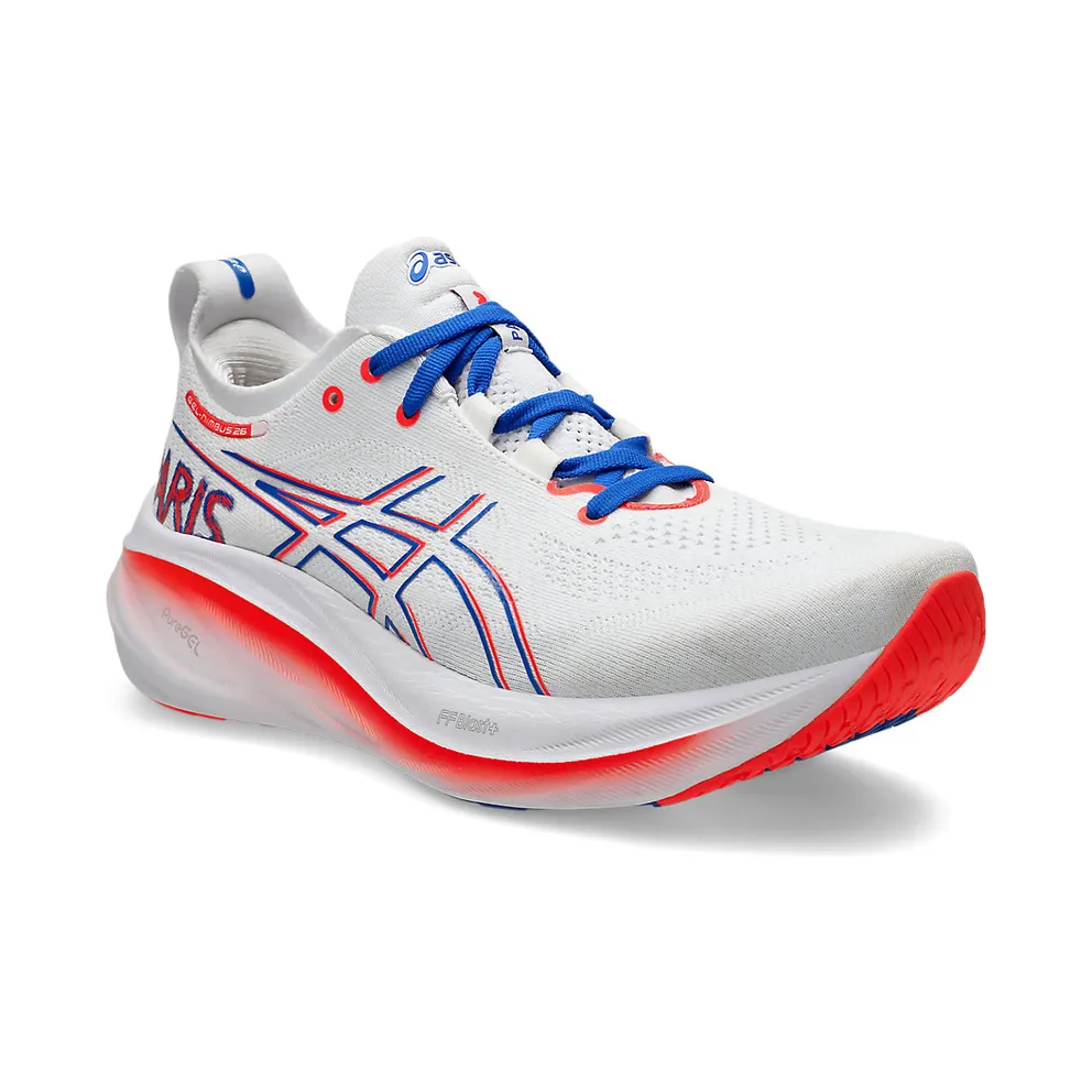 Asics Gel-nimbus 26 White/Sunrise Red (1011B855.100)