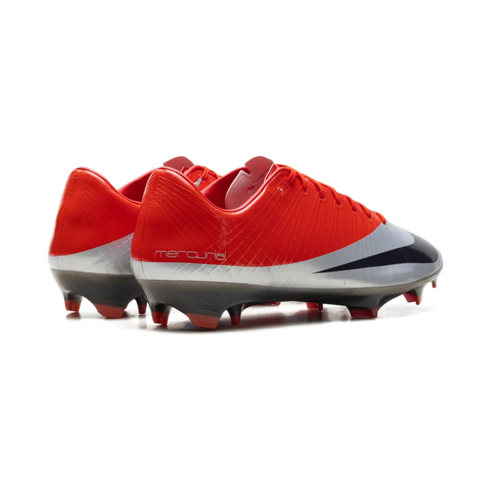 Nike Zoom Mercurial Vapor Superfly 1 RGN FG SE “CR7 Max Orange Metallic Silver” (IQ2995-801)