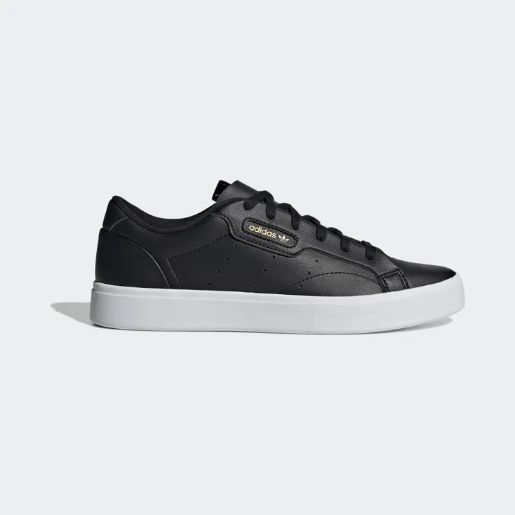 adidas Sleek Core Black / Gold Metallic / Crystal White (H05181)