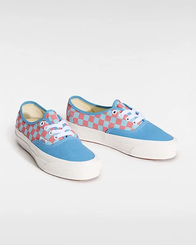 Vans Premium Authentic Heritage Blue Pink Checkerboard (VN000EBNE2W)