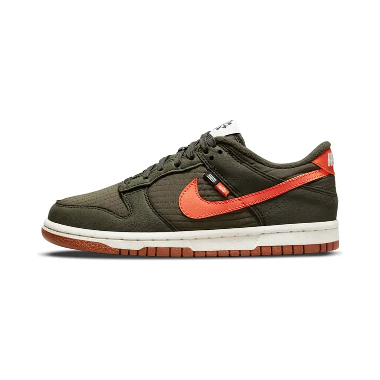 Nike Dunk Low SE Brown “Sequoia / Medium Olive / Sail / Orange” (DC9561-300)
