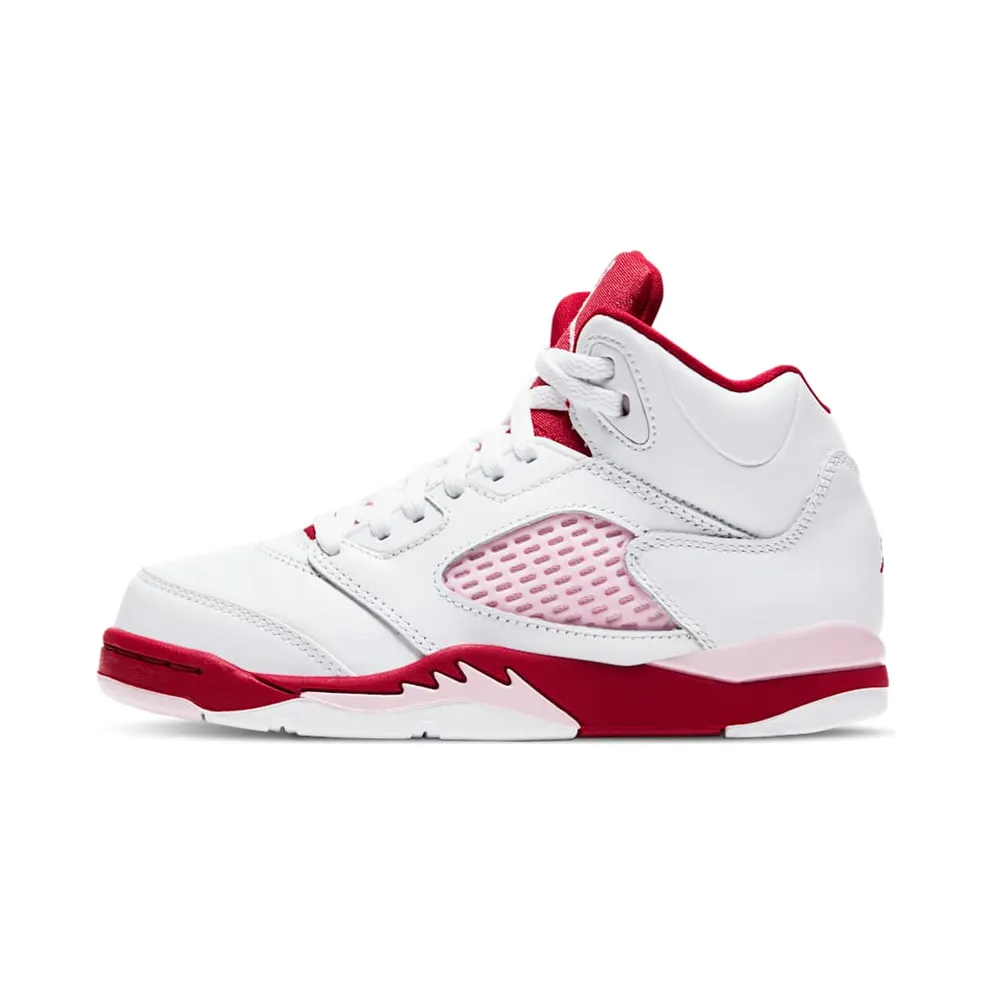 Jordan 5 Retro White Pink Red (PS)