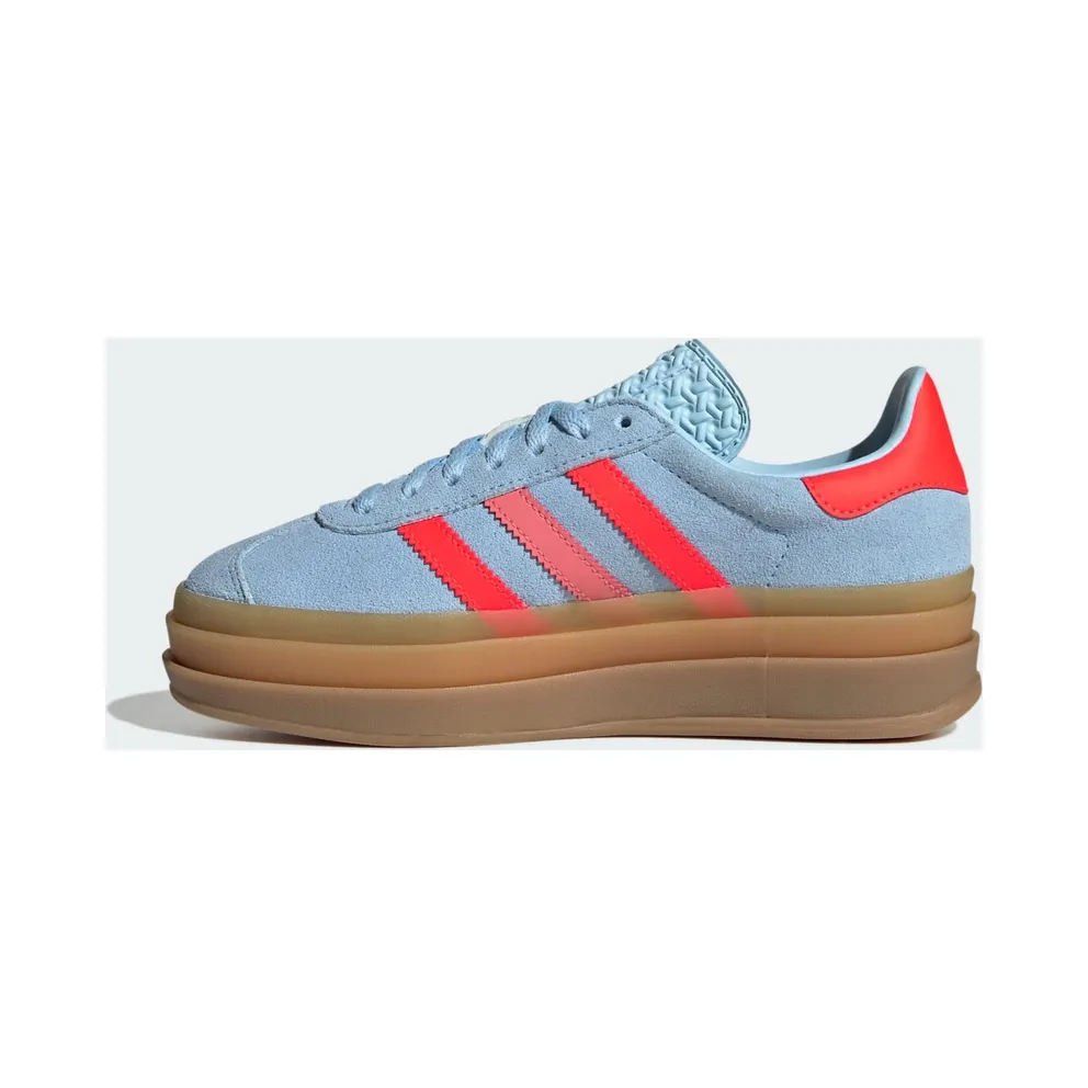 Adidas Gazelle Bold Kids Clear Sky / Solar Red / Gold Metallic (JR5950)