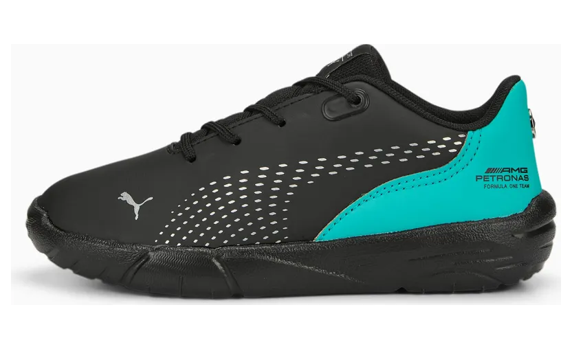 Puma Mercedes-AMG Petronas Formel 1 Drift Cat Decima Motorsportschuhe Kinder Schwarz (307264-04)