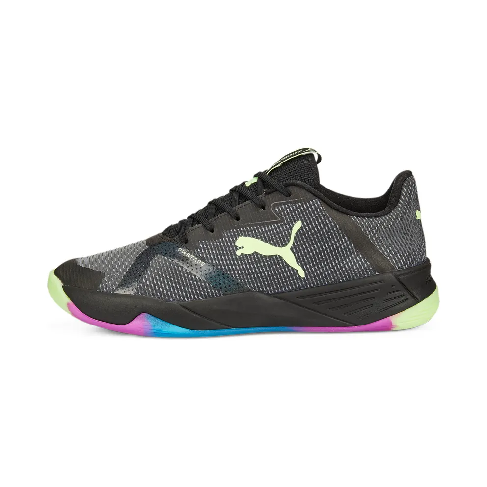 Puma Accelerate Turbo Nitro II Handball Shoes Black/Blue (10687601)